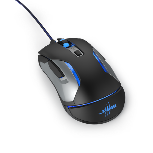 HAMA 186053 Reaper 320 Wired Ambidextrous Gaming Mouse ( 10000DPI / 4 Macro Buttons ) ( Black )