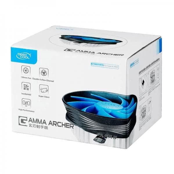 DEEPCOOL Gamma Archer 120mm Single Tower CPU Air Cooler (Black)