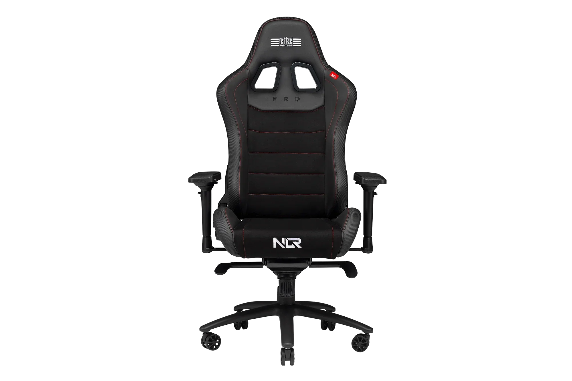 NEXT LEVEL RACING PRO GAMING CHAIR BLACK LEATHER & SUEDE EDITION NLR-G003