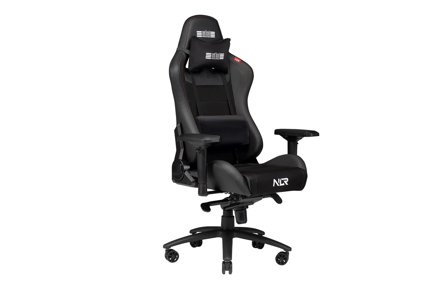 NEXT LEVEL RACING PRO GAMING CHAIR BLACK LEATHER & SUEDE EDITION NLR-G003