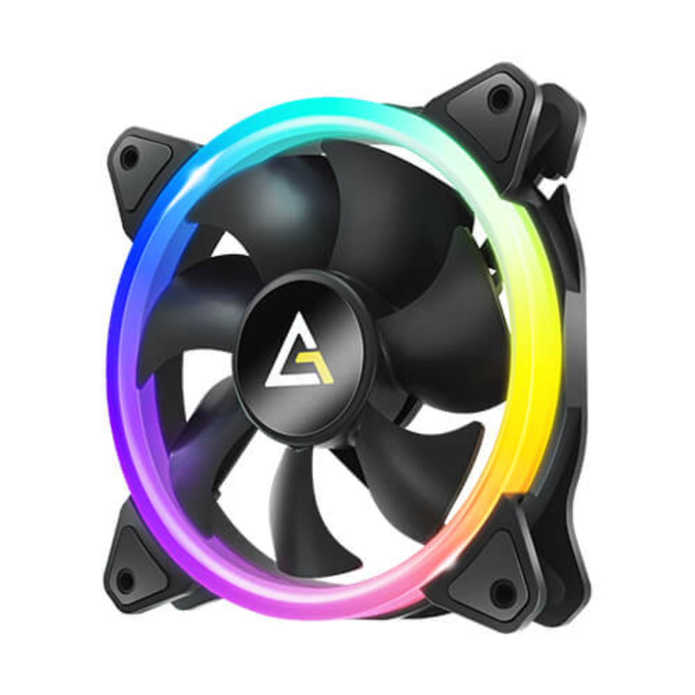 ANTEC Neon 120 ARGB 120mm Cabinet Fan with controller ( Black ) ( Triple Pack )