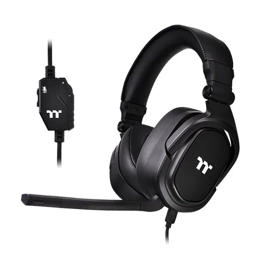 THERMALTAKE Argent H5 Wired Stereo Gaming Headphones (Black) (PC/PS4/Xbox)