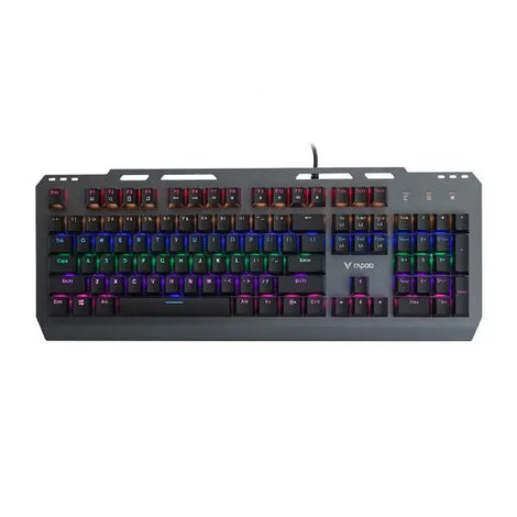 RAPOO GK500 RGB Mechanical Full Size Wired Gaming Keyboard ( Black ) ( Clicky Blue Switch )