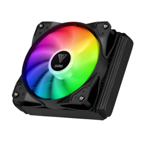 GAMDIAS AURA GL 120 RGB 120mm CPU Liquid Cooler (Black)