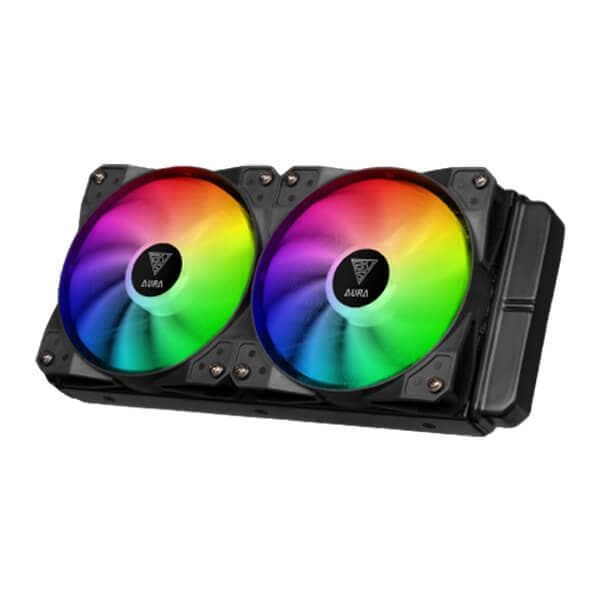 GAMDIAS AURA GL ARGB 240mm CPU Liquid Cooler (Black)