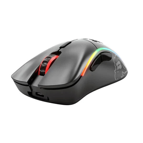 GLORIOUS Model D Minus Wireless Ergonomic Gaming Mouse ( GLO-MS-DM-MB ) ( 12000DPI / 6 Macro Buttons ) ( Matte Black )