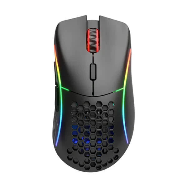 GLORIOUS Model D Minus Wireless Ergonomic Gaming Mouse ( GLO-MS-DM-MB ) ( 12000DPI / 6 Macro Buttons ) ( Matte Black )