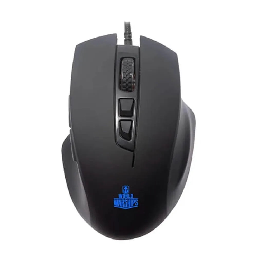 ANT ESPORTS GM200W Optical Wired Ergonomic Gaming Mouse ( GM200W ) (3200DPI / 7 Macro buttons) ( Black )