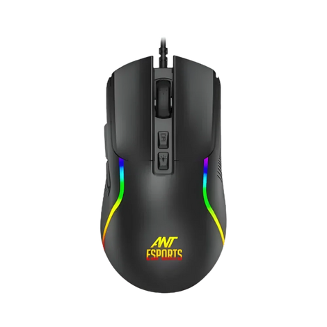ANT ESPORTS GM380 Wired Ambidextrous Gaming Mouse ( 12800DPI / 7 Macro Buttons )