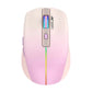 ANT ESPORTS GM400W Wireless Ambidextrous RGB Gaming Mouse ( GM400W-RGB-LIGHT-PINK ) ( 3200DPI / 6 Macro Buttons ) ( Light Pink )