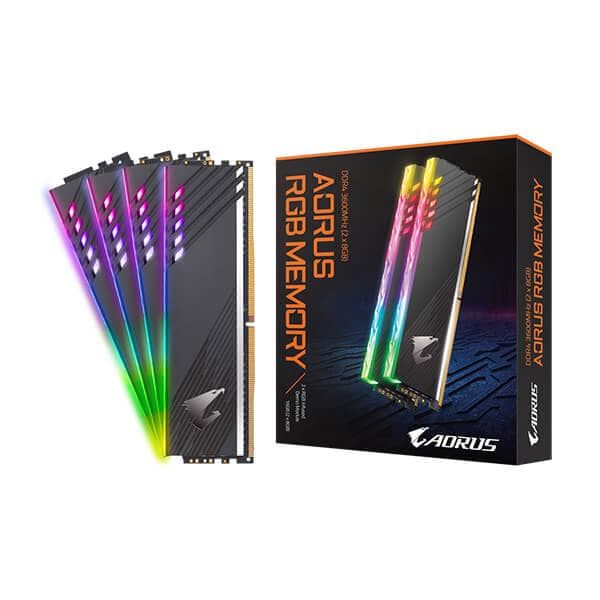 GIGABYTE Aorus RGB 16GB ( 8GB x 2 ) 3600MHz DDR4 RAM CL18