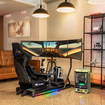 Thermaltake Gaming GF500 Flight Simulator Cockpit, Black