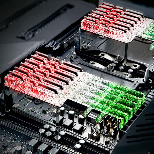 G.SKILL Trident Z Royal 32GB ( 16GB x 2 ) 3200MHz DDR4 RGB RAM ( Silver ) ( CL16 )