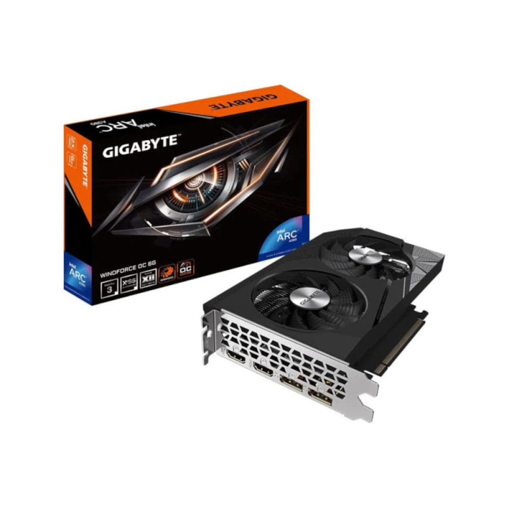GIGABYTE ARC A380 WindForce OC 6GB Intel Graphic Card
