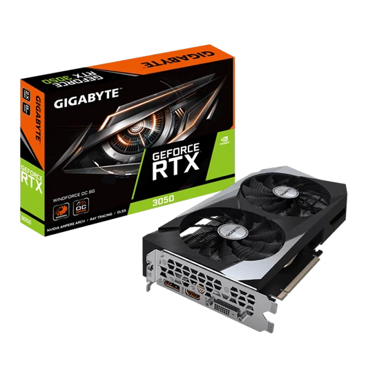 GIGABYTE GeForce RTX 3050 WindForce OC 8GB Nvidia Graphic Card