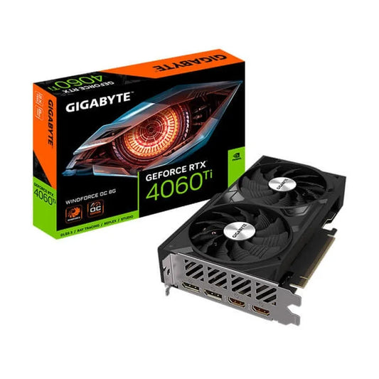 GIGABYTE GeForce RTX 4060 Ti Windforce OC 8GB NVIDIA Graphics Card