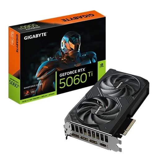 Gigabyte RTX 5060 Ti Windforce OC 16GB GDDR7 Graphics Card – Mehta ...