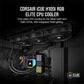 CORSAIR ICUE H100i RGB Elite 240mm CPU Liquid Cooler (Black)