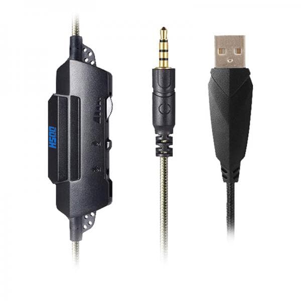 ANT ESPORTS H500 RGB 3.5mm Wired Gaming Headphone ( Black / Blue )