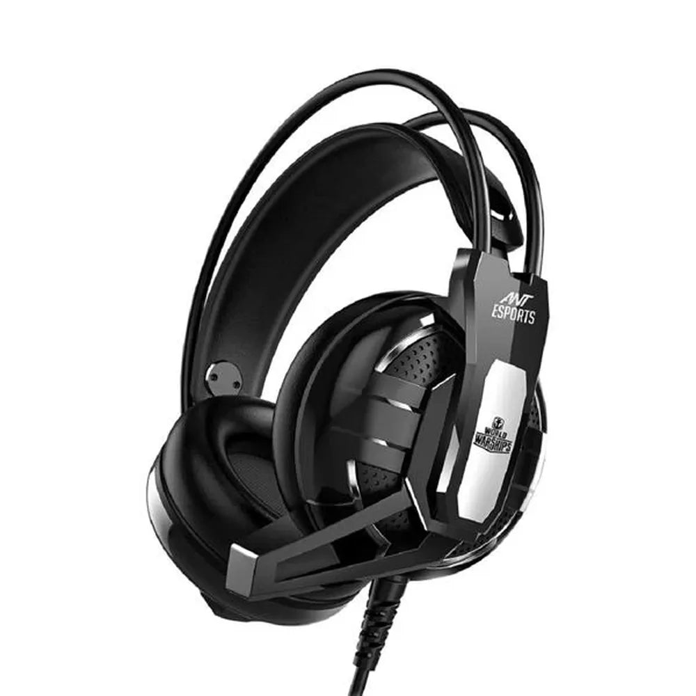 ANT ESPORTS H520W Wired 3.5MM Gaming Headphone ( Black ) ( PC / Playstation / Mobile / Xbox )