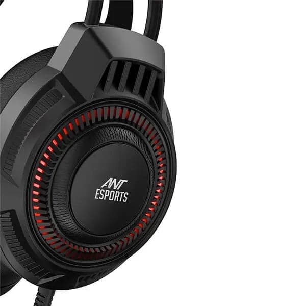 ANT ESPORTS H580 Pro RGB LED 3.5mm Wired Gaming Headphone ( Black ) ( PC / Playstation / Mobile / Xbox )