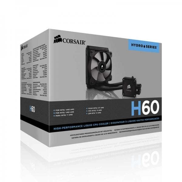 CORSAIR H60 120mm CPU Liquid Cooler (Black)