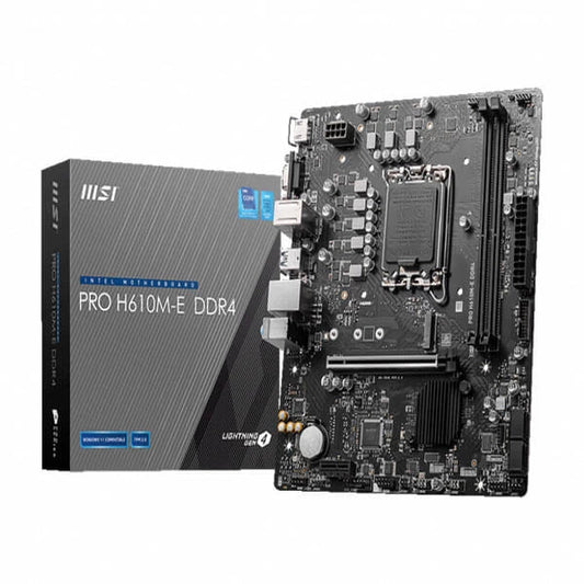 MSI Pro H610M-E DDR4 Intel Motherboard