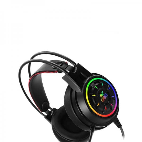 ANT ESPORTS H707 HD RGB 7.1 Virtual Surround 3.5mm Wired Gaming Headphone ( Black ) ( PC / Playstation / Mobile / Xbox )