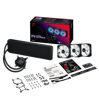 ASUS ROG STRIX LC III 360 ARGB 360MM CPU LIQUID COOLER BLACK