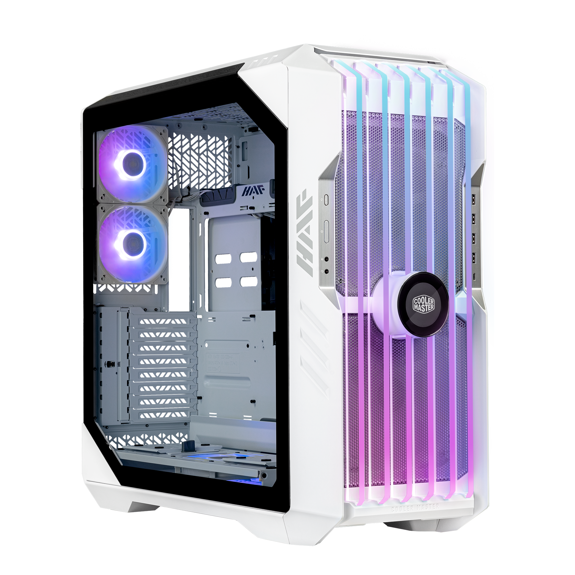 COOLER MASTER HAF 700 ARGB E-ATX FULL TOWER CABINET WHITE