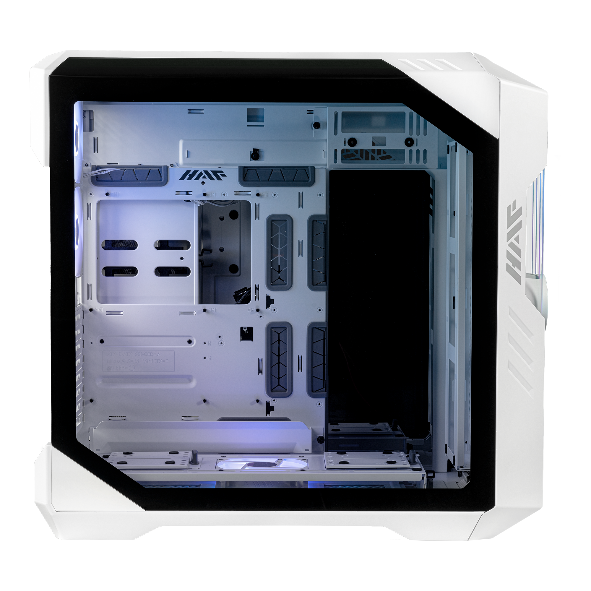 COOLER MASTER HAF 700 ARGB E-ATX FULL TOWER CABINET WHITE