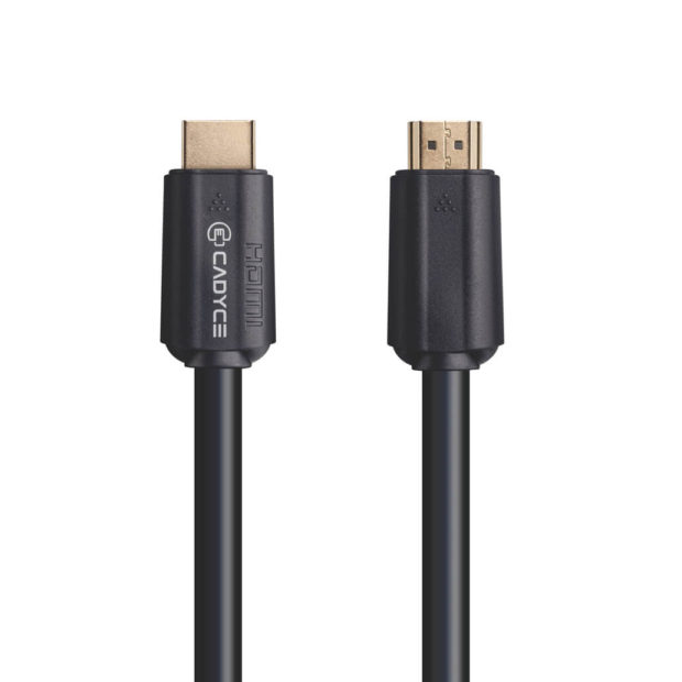CADYCE HIGH SPEED HDMI CABLE WITH ETHERNET (2M) (BLACK) CA-HDC2M