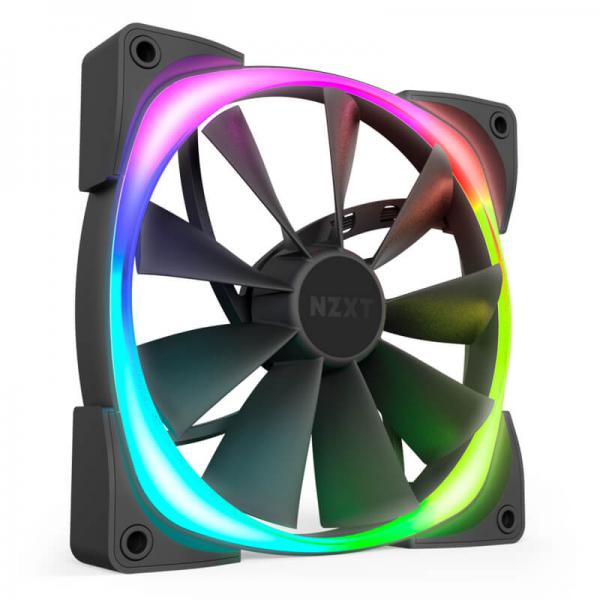 NZXT Aer RGB 2 120mm RGB Cabinet Fans (Black) (Single Pack)