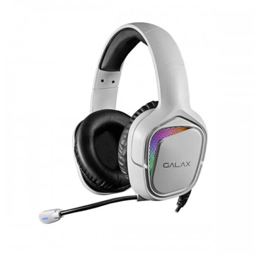 GALAX Sonar-04 3.5mm Wired 7.1 Surround Gaming Headset ( White ) ( PS4/PS5/PC/XBox one/Mac )