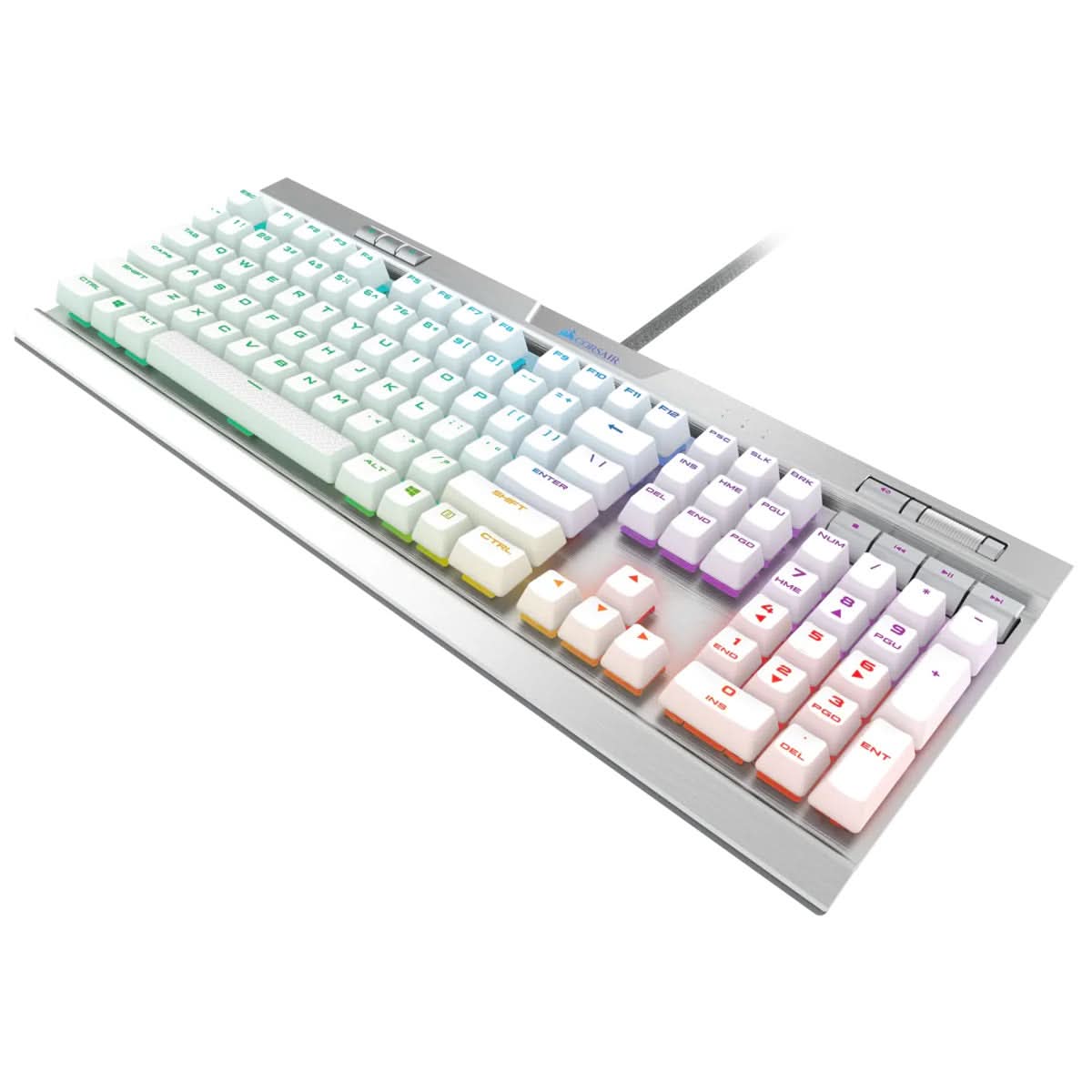 CORSAIR K70 MK.2 SE RGB CHERRY MX SPEED MECHANICAL GAMING KEYBOARD WHITE