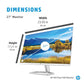 HP 27 INCH M27FWA FHD IPS MONITOR
