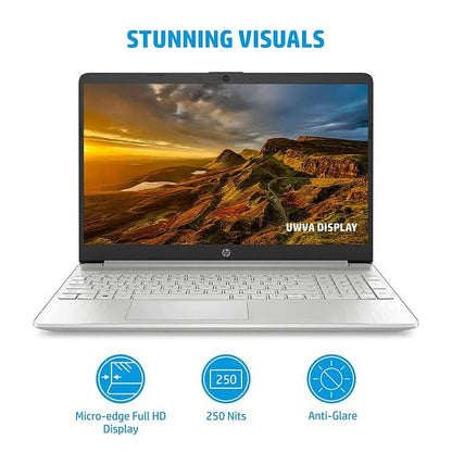 HP 15S-FQ5009TU [CI5-1235U 12TH GEN/8GB DDR4/512GB SSD/NO DVD/WIN11 HOME+MSO/15.6 INCH/INTEGRATED GRAPHICS/1 YEAR/SILVER]