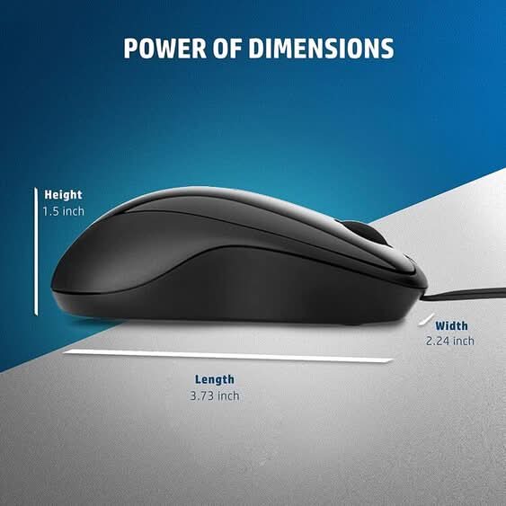 HP X1000 WIRED USB MOUSE