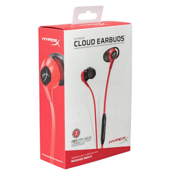 HYPERX Cloud Earbuds Gaming Earphones (Red)