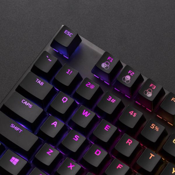 HYPERX Alloy FPS RGB Full Size Mechanical Wired Gaming Keyboard ( Black ) ( Kailh Silver Switch )