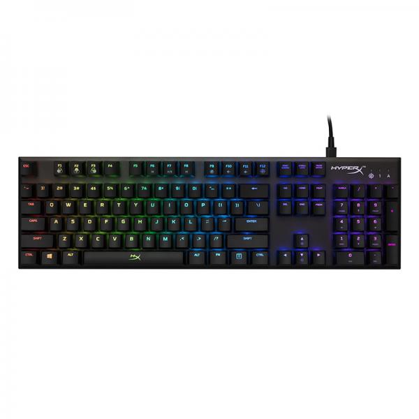 HYPERX Alloy FPS RGB Full Size Mechanical Wired Gaming Keyboard ( Black ) ( Kailh Silver Switch )