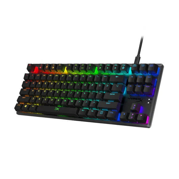 HYPERX Alloy Origins Core TKL Mechanical Wired Gaming Keyboard (Blue Switches) ( HX-KB7BLX-US )