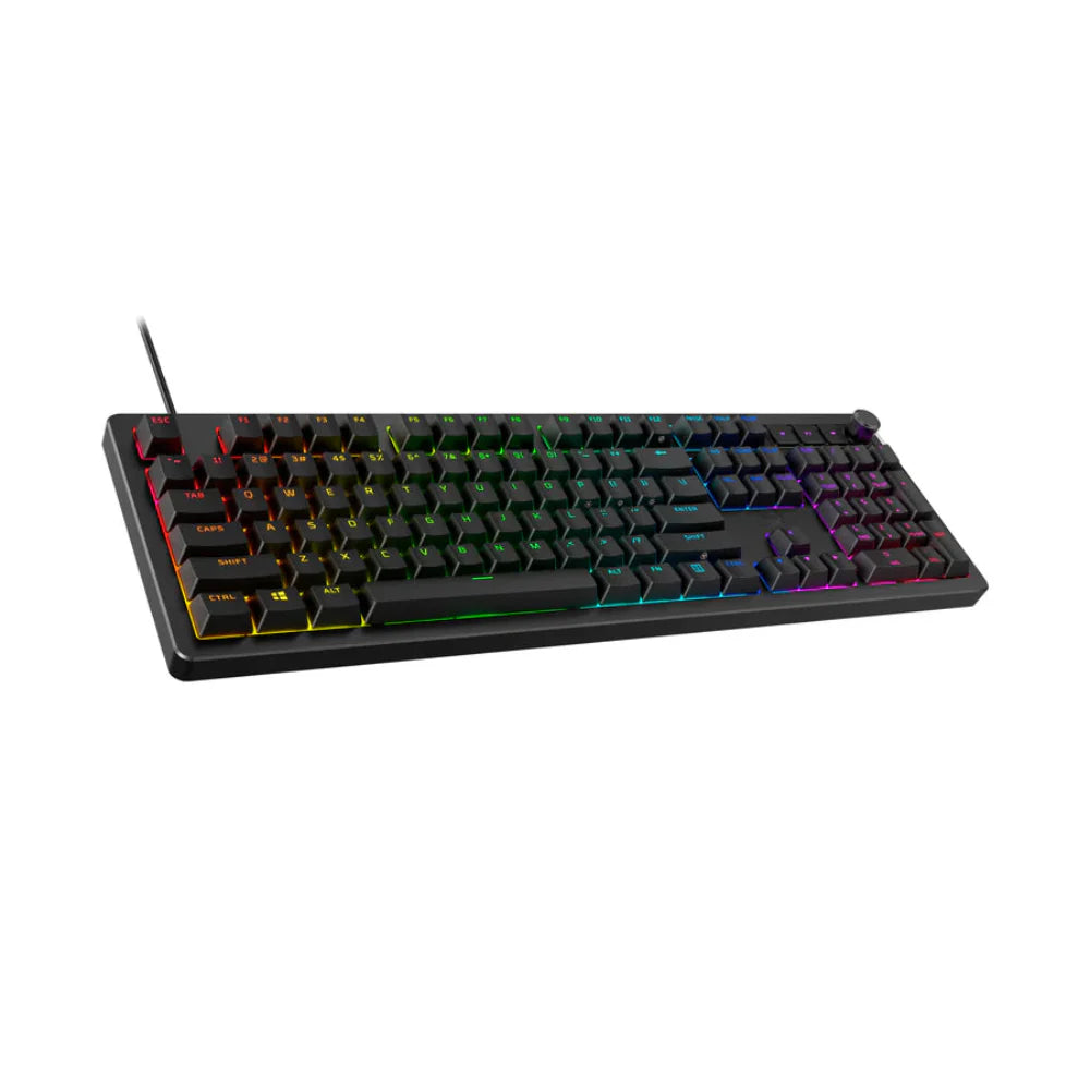 HYPERX Alloy Rise Full Size RGB Wired Mechanical Gaming Keyboard ( Black ) ( Linear Red )