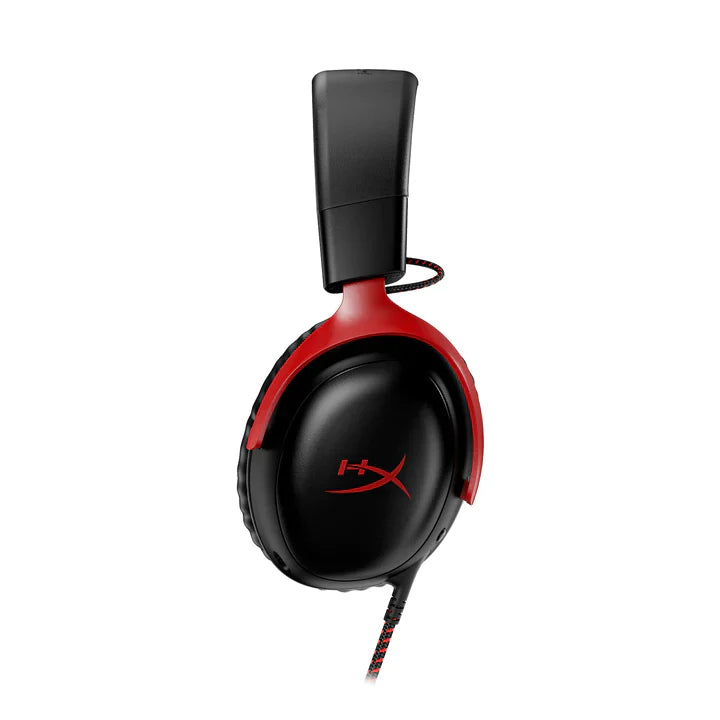HYPERX Cloud 3 Wired USB 7.1 Surround Gaming Headphone ( Red ) ( PC / PS5 / Xbox )[ HyperX Cloud III]
