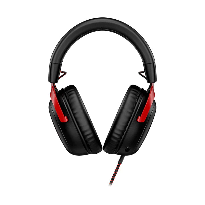 HYPERX Cloud 3 Wired USB 7.1 Surround Gaming Headphone ( Red ) ( PC / PS5 / Xbox ) [ HyperX Cloud III ]