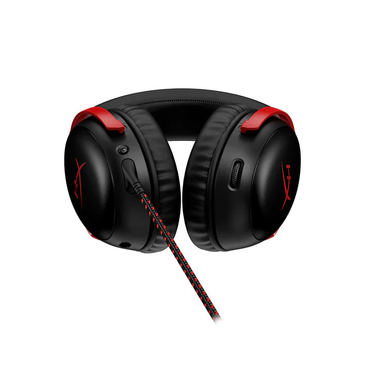 HYPERX Cloud 3 Wired USB 7.1 Surround Gaming Headphone ( Red ) ( PC / PS5 / Xbox )[ HyperX Cloud III]
