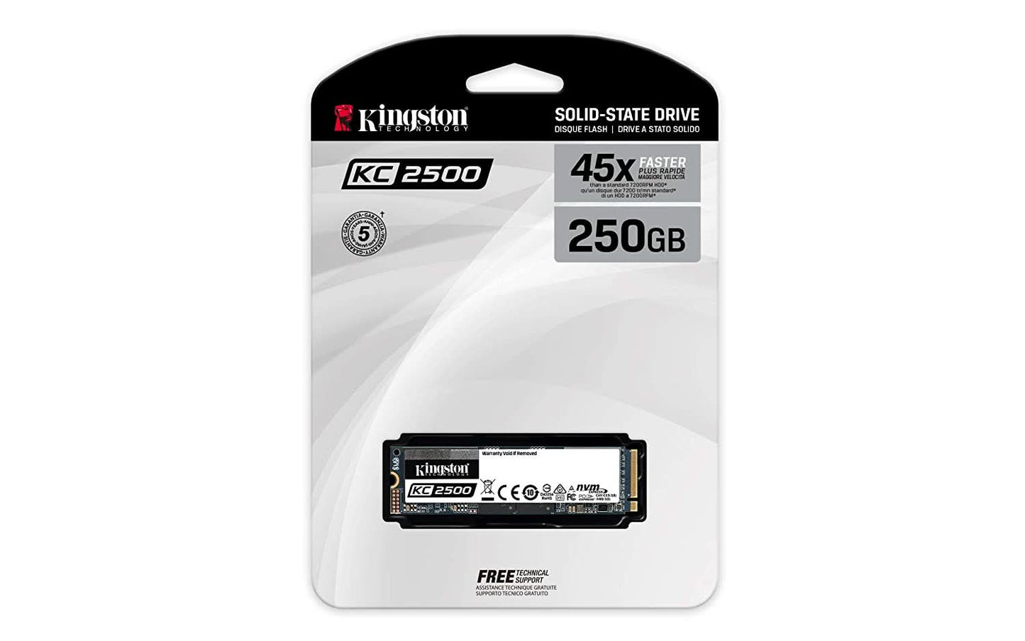 KINGSTON 500GB KC2500 NVME M.2 SSD