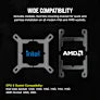 CORSAIR ICUE LINK H150I LCD AIO, 360MM RADIATOR, LIQUID CPU COOLER,