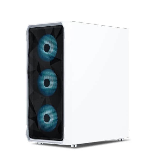 ANT ESPORTS ICE-112 RGB ATX Mid Tower Cabinet (White)
