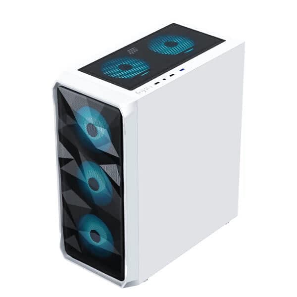 ANT ESPORTS ICE-112 RGB ATX Mid Tower Cabinet (White)